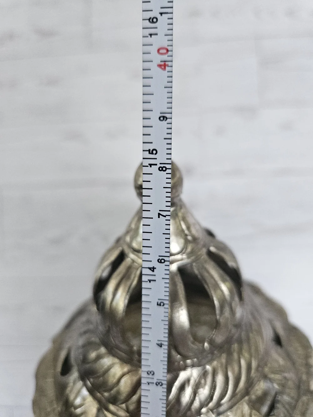 Silver Mercury Glass Decorative Lantern - Unbranded